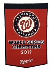 2019 WASHINGTON NATIONALS WORLD SERIES CHAMPIONS DYNASTY BANNER RENDON SOTO B