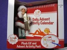 PLUSH ELF & ADVENT ACTIVITY PACK, NEW