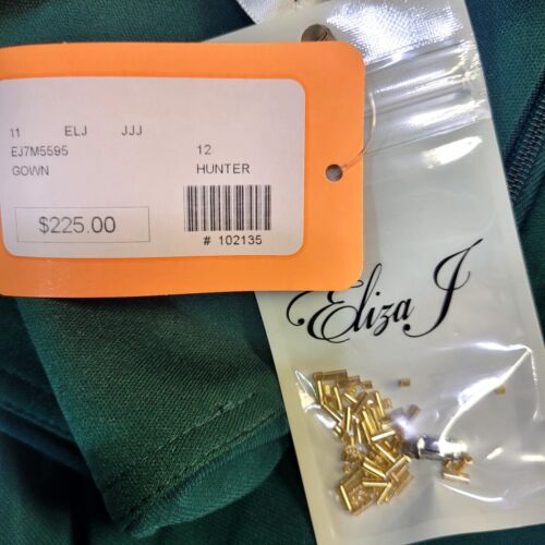 ELIZA J VERZIERT GRÖSSE 12 JERSEY JÄGERGRÜN KLEID DRESS PARTY HOCHZEIT - Bild 15 von 17