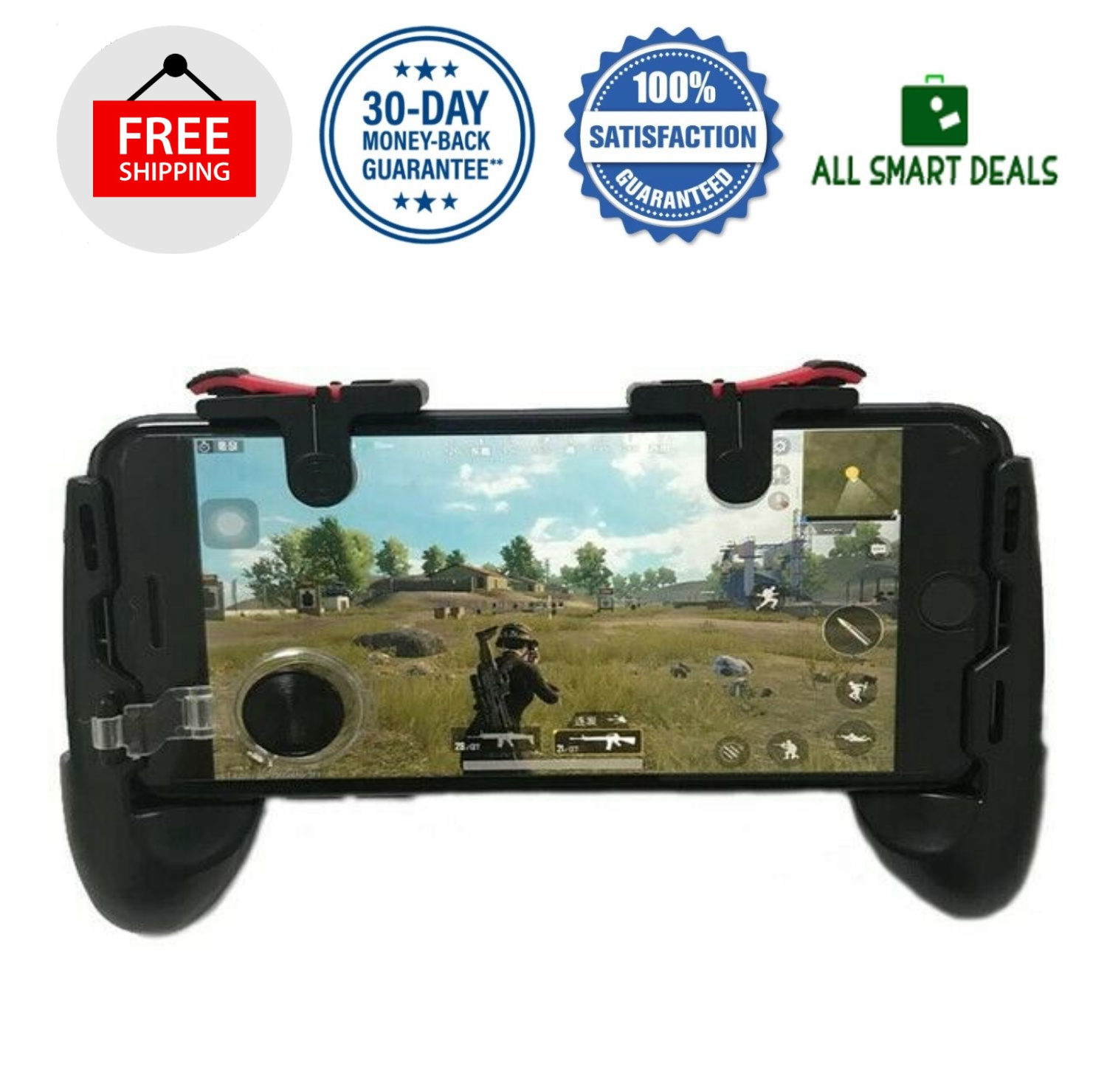 étnico Prohibición prima Control Mando Joystick Para Free Fire PUBG Mobile Android Iphone Gatillos |  eBay