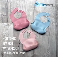 Soft Non-toxic Soft Waterproof washable Baby Silicone BIb