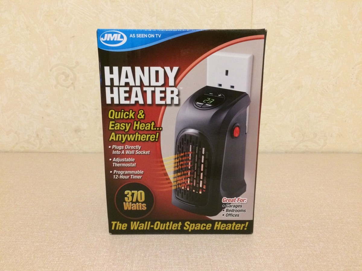 JML 370W Handy Heater Digital Display Space Heater Boxed New