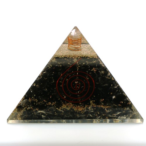 Ganz Zen Elite Schungit Orgon Pyramide XXL 90mm 3,5" für EMF & 5G Schutz - Bild 2 von 9