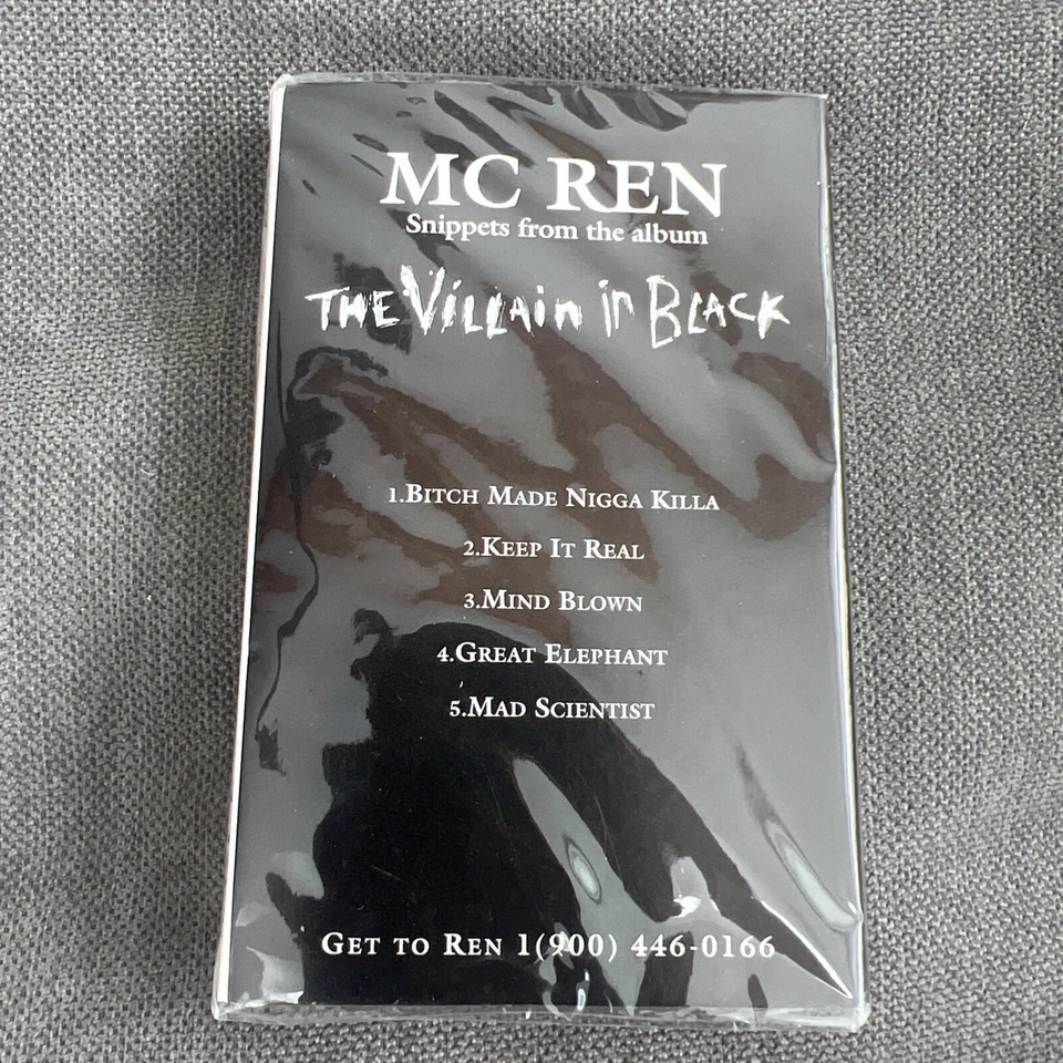 UNOPENED! RARE! MC REN/Eazy-E PROMO Cassette 1996 Rap HipHop Ruthless Records - Image 2 of 3