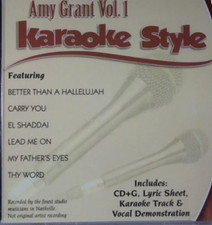 Amy Grant Vol 1 Christian Karaoke Style CD G Daywind 6 Songs New Factory-Sealed