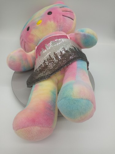 Build A Bear Sanrio Hello Kitty 2014 Pastel Tie Dye Plush No Bow Sequin Dress - Picture 5 of 5