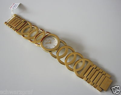More & More - Damenuhr- Vergoldet  -  Superdesign - Modell: LS-233-MQ -Neu - OVP