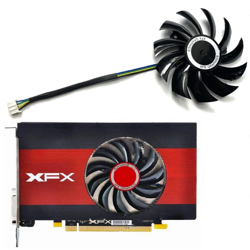 New Cooling Fan for XFX RX560 550 460 2GB/4GB Edition OC Video Graphics Card Fan