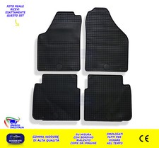 Tappetini Fiat Idea tappeti auto in gomma tappetino su misura set da 4 per nero 