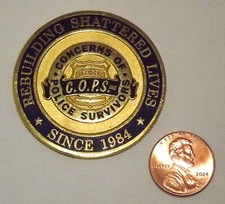 Challenge Coin - COPS - Since 1984 - Rebuilding Shattered Lives - 1984 - 2004 -