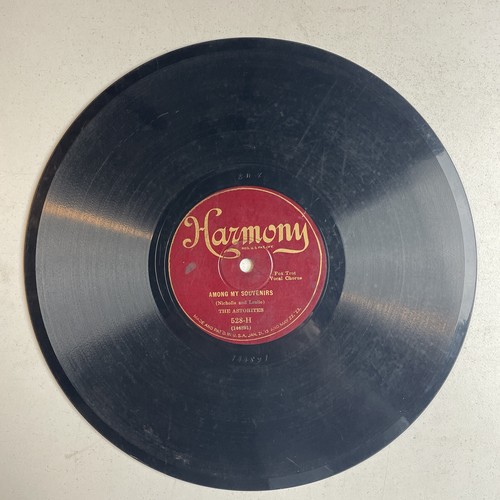 10" 78 RPM-Brown-Morris Orchestra-Rose of Monterey/Astorites-Among MySouvenirs - Picture 4 of 4