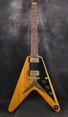 Customizable 1981 Heritage Flying V Electric Guitar Gold Hardware X4