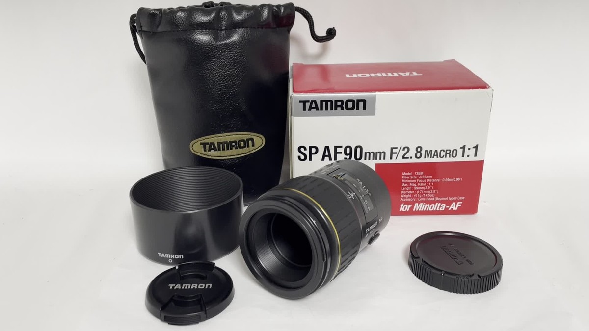 NEAR MINT Tamron SP AF 90mm f/2.8 Macro 72E for Minolta Sony NEAR MINT Tamron SP AF 90mm f/2.8 Macro 72E for Minolta Sony