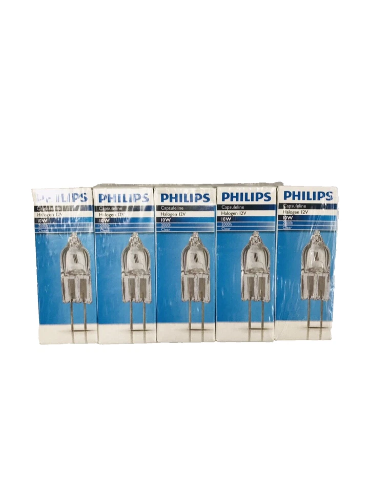 10x Philips 10W T3 G4 Clear Landscape And Cabinet Bulbs 12v 13284 - Image 2 of 4