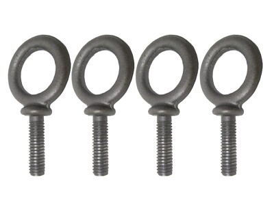 1-1/2'' x 3-1/2'' Machinery Eye Bolts Shouldered Rigging Lifting Point - 4 Pack