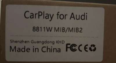 AnzeigeApple CarPlay & Android Auto für Audi (MIB/MIB2)