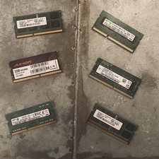 Lot Of Laptop Ram DDR4 And DDR3. 6 Total Sticks Of Ram. Total Of 48 Gb