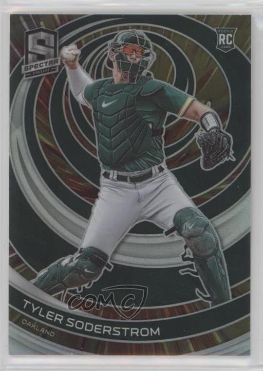 2023 Panini Chronicles Spectra Hyper Prizm 48/50 Tyler Soderstrom #57 fv7