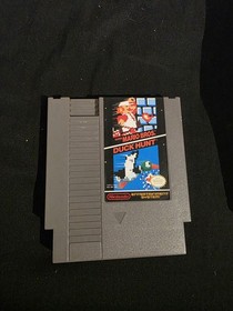 NES Action Set Blue Box W/Super Mario Bros & Duck Hunt. Untested. 