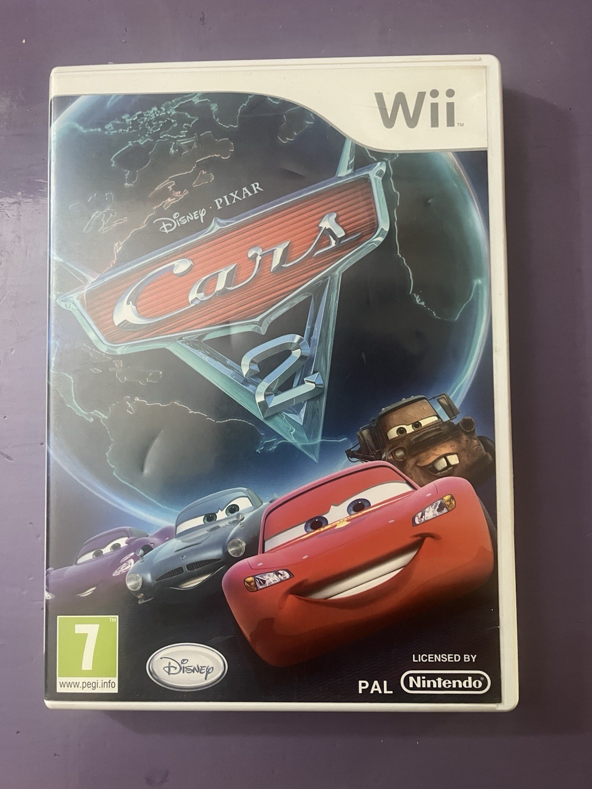 Disney Pixar Cars 2 Licensed By Nintendo Wii Video Game 2011 PAL UK PEGI 7 Race