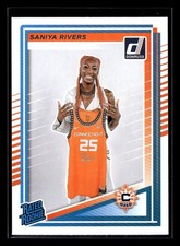 Saniya Rivers 2025 Donruss WNBA RC Rookie #92 Connecticut Sun