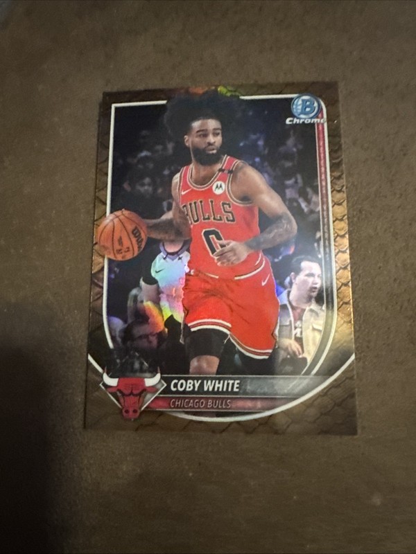 Coby White 2025-26 Topps Bowman Chrome Basketball Reptilian Refractor # BCV-71