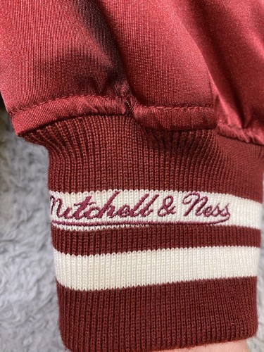 Philadelphia Phillies Jacket Mens XL Red Bomber Mitchell Ness Cooperstown - Picture 9 of 19