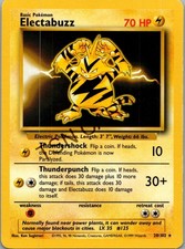Pokémon TCG Base set Electabuzz Rare Regular 20/102 NM/LP on eBay