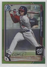 2015 Bowman Chrome Prospects Green Refractor 53/99 Wilmer Difo #BCP241 1u6