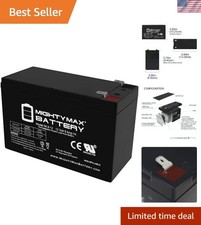 High-Performance 12V 9Ah Rechargeable Battery with F2 Terminal for Versatile Use