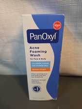 PanOxyl Acne Foaming Wash For Face Body 5.5oz./156g New In Box