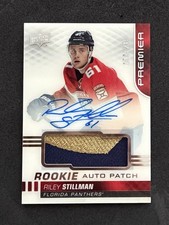 2019 Upper Deck Premier Acetate Rookie /249 Riley Stillman RPA Patch Auto RC