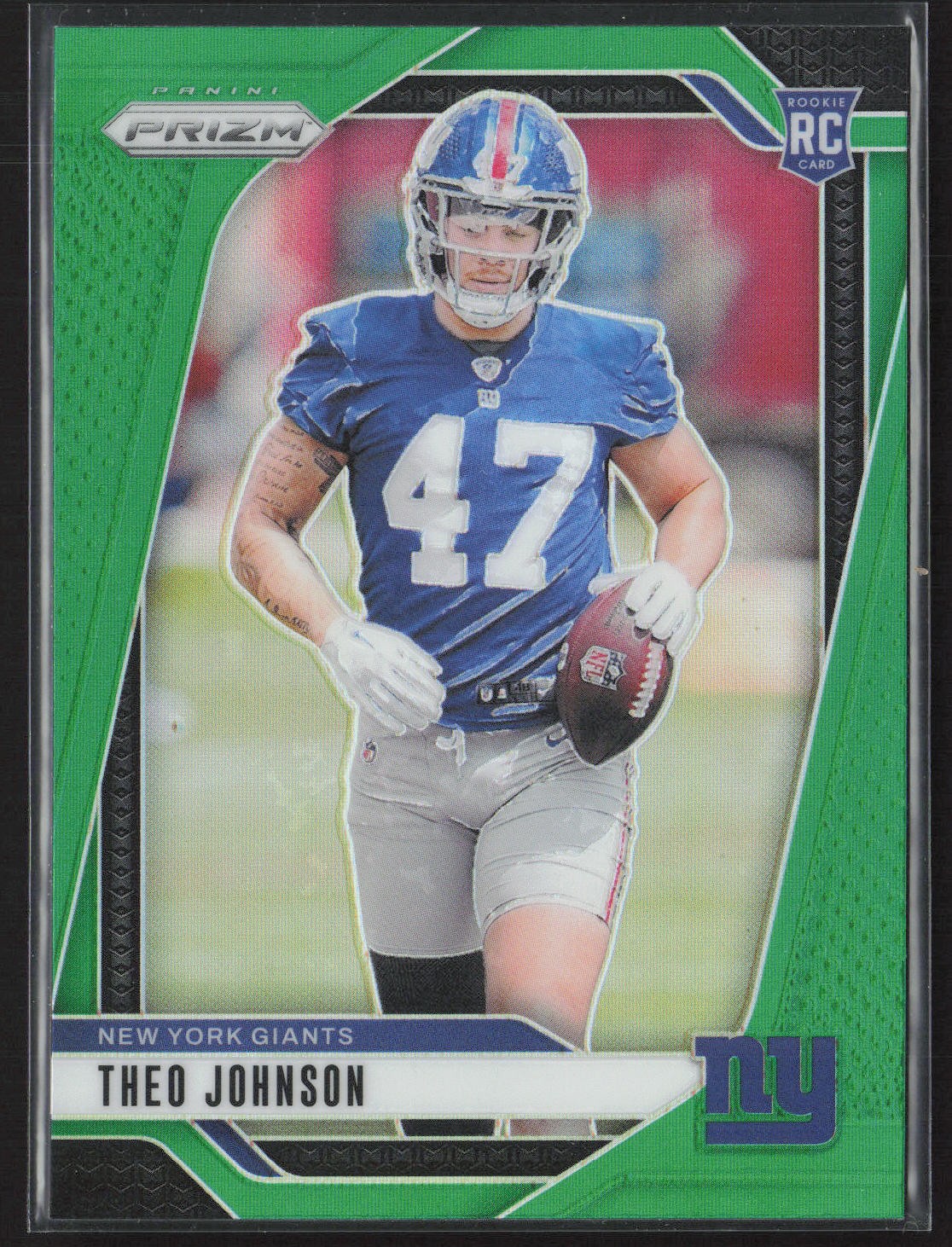 2024 Panini Prizm #390 Theo Johnson GREEN