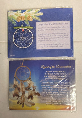 (2) Vintage Native American Legend of the Dreamcatchers Set #1