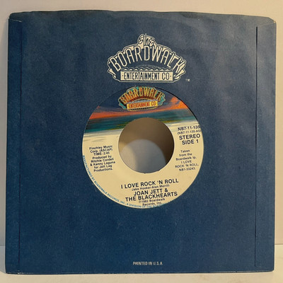 JOAN JETT - I Love Rock 'N Roll (1981) - 7'' Vinyl Record 45RPM - EX