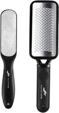 2 Pack Foot Files Callus Remover Stainless Steel Foot Rasp and Dual Sided Feet F