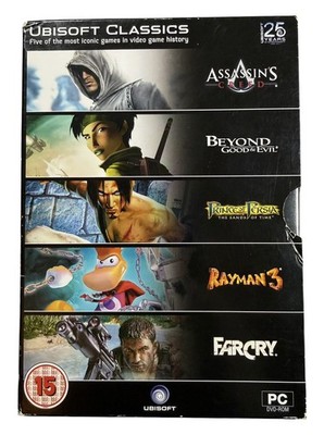 Ubisoft Classics 5 Spiele - Assassins Creed, Rahman 3, Farcry, Beyond G&E, P of P