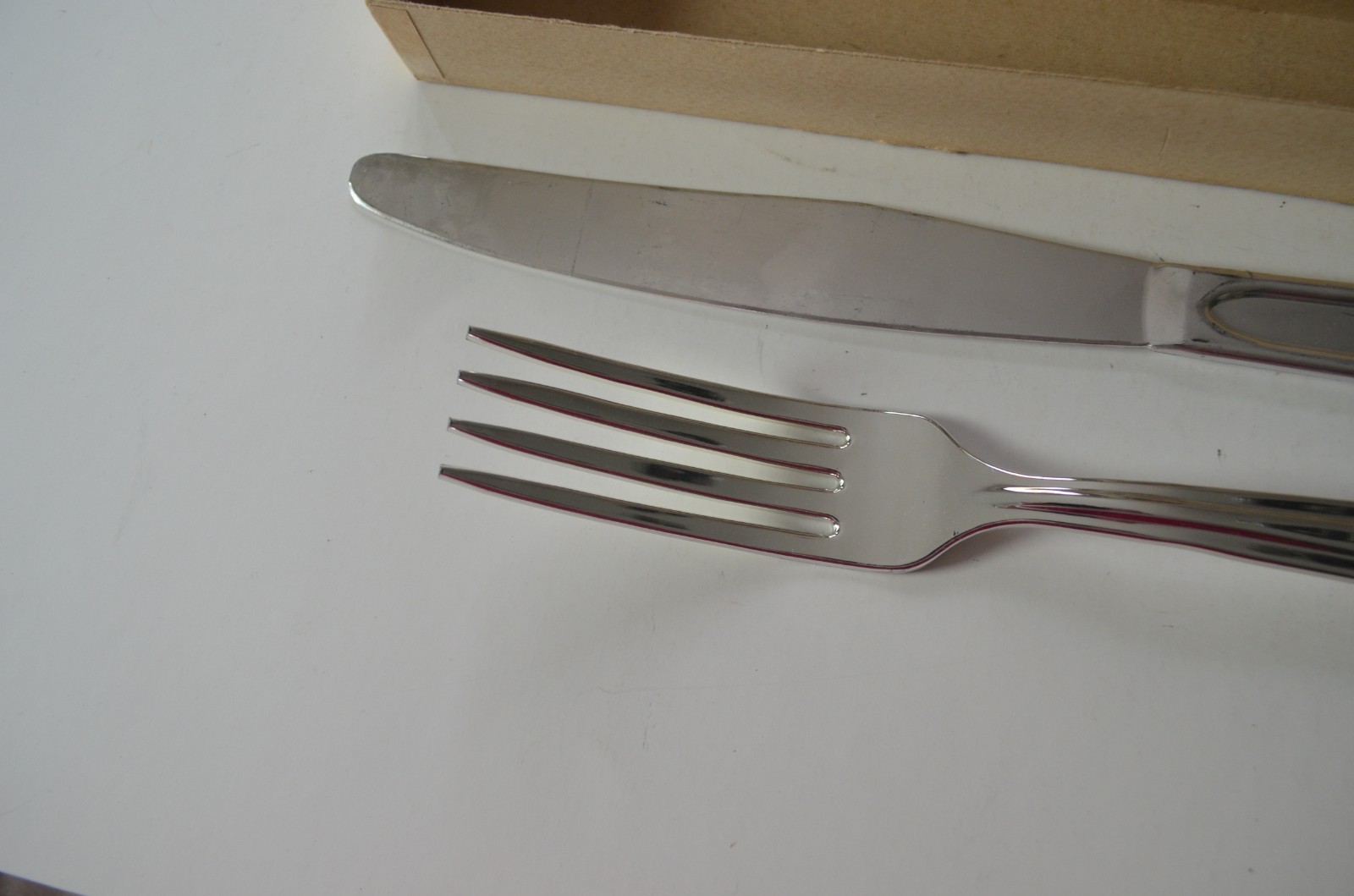 60s Vintage Novelty super size Knife 'n' Fork, for Big Eaters H. Fishlove & Co. 