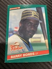 Barry Bonds 1986 Donruss the Rookies Rookie Card #11 Pirates Giants RC HR King. rookie card picture