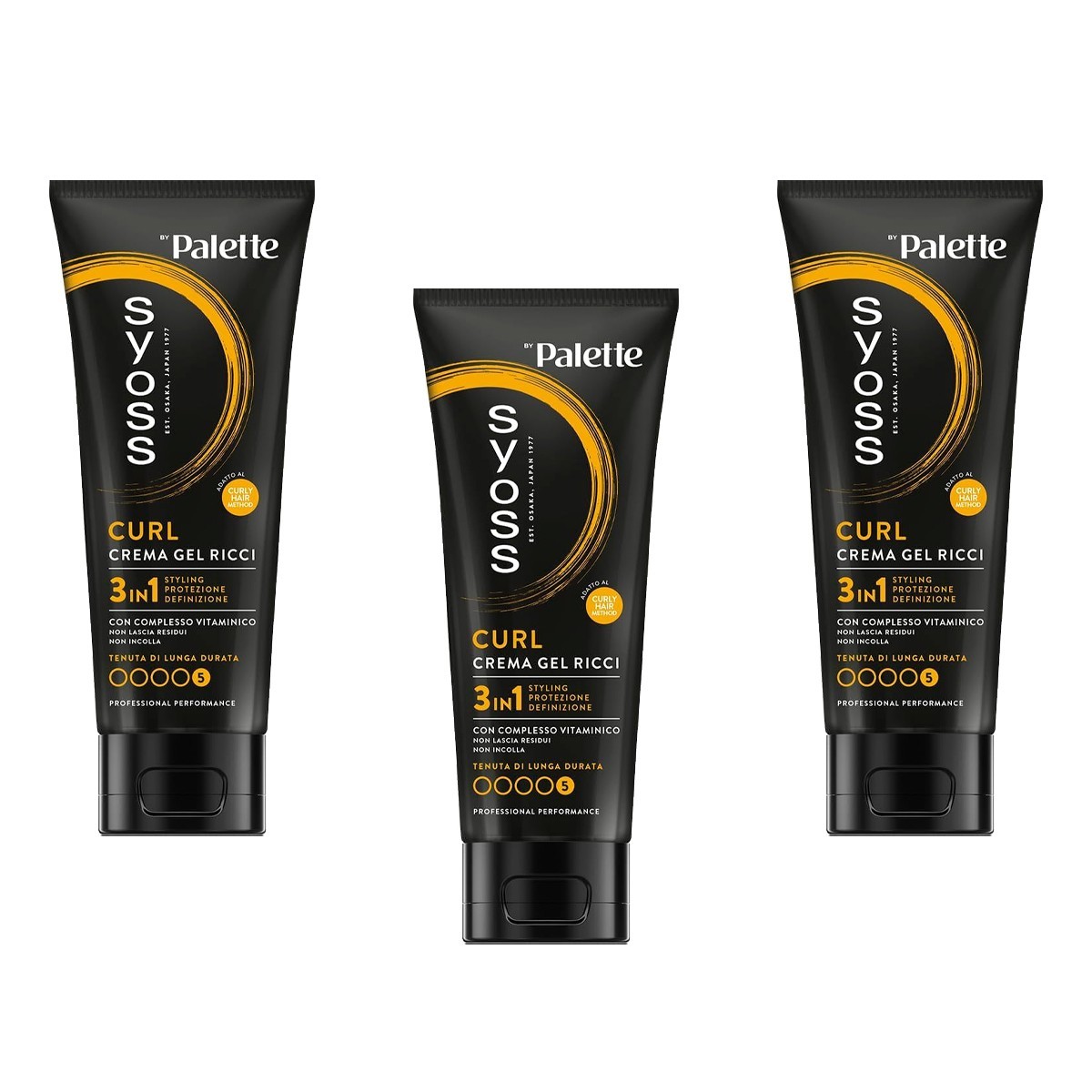Palette Crema Syoss Curl Gel Ricci 250 Ml - Immagine 2