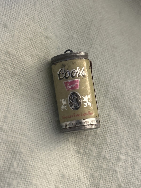 Vintage Coors Banquet Beer Miniature Can Printer tray Item- Rare Breweriana