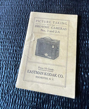 Manual ONLY Antique Picture Taking Brownie Cameras 3 2-A Eastman Kodak 1915 Book