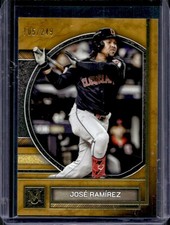 2025 Topps Museum Jose Ramirez Gold #/249 Guardians
