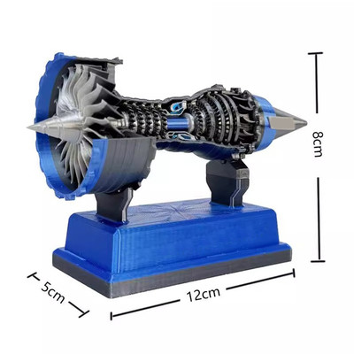 TR900 12cm Turbofan Motor Modell klein aber voll funktionsfähig Elektromotor