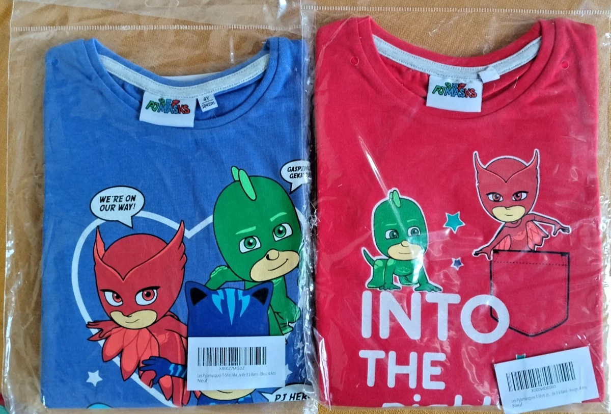 Maglietta A Maniche Lunghe PJ Masks Per Ragazzo - Ufficiale E Comoda