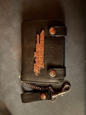 Harley Davidson 5 x 4 Leather Chained Card Holder