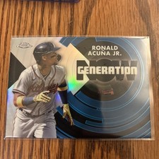 2022 Topps Chrome Update Series - Generation Now Chrome Ronald Acuña Jr. #GNC-8
