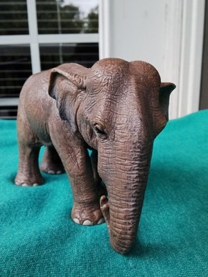 Schleich Asian Elephant 14654 Female Animal Figure Educational 7  Toy Retired