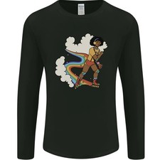 Casual Classics CR1550 Camiseta Manga Larga Retro Patinaje En Línea LGBT