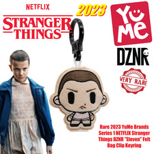 2023 YuMe Brands Series 1 NETFLIX Stranger Things DZNR Eleven Bag Clip Keyring
